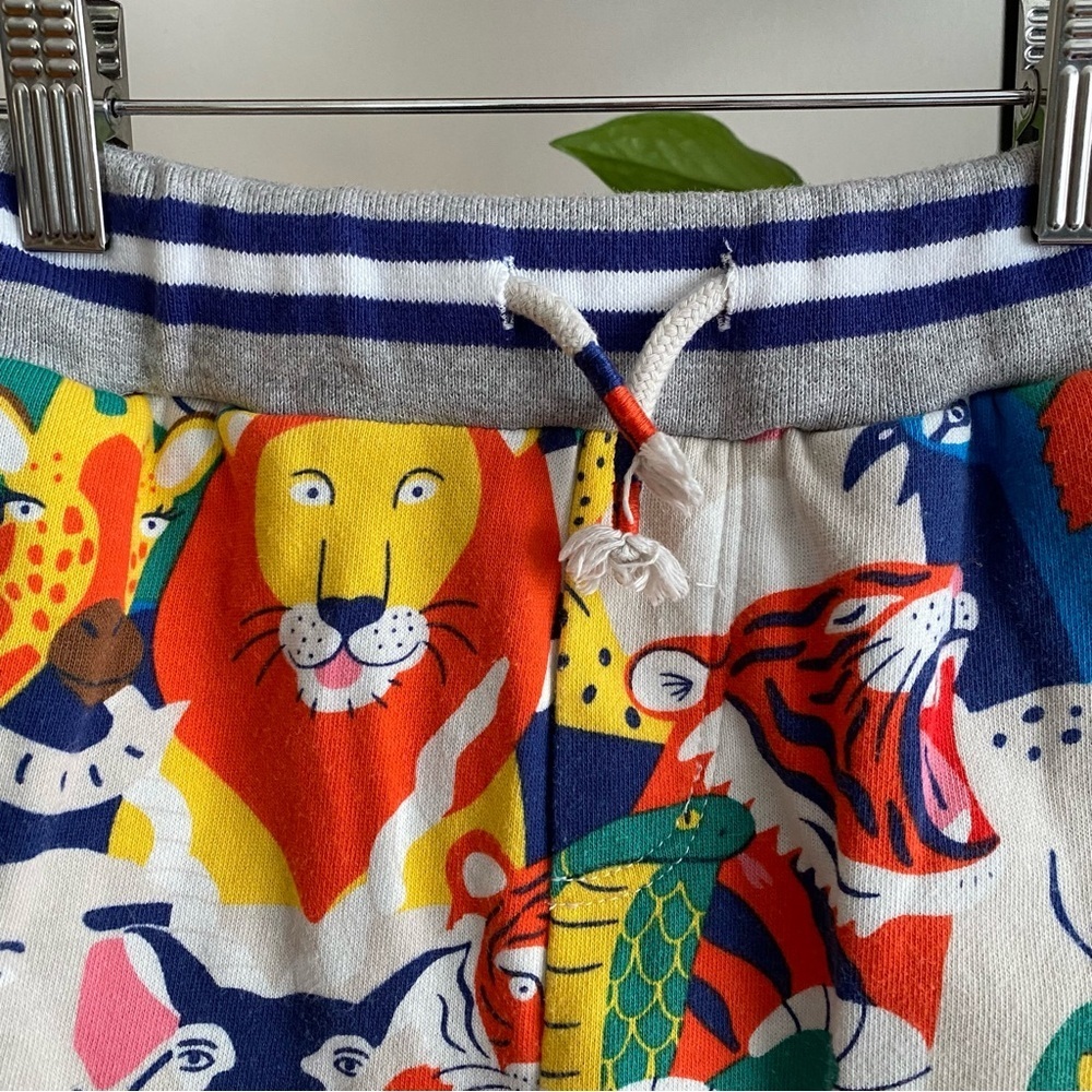 Mini Boden Colorful Animal Print Kids Shorts - Picture 6 of 11